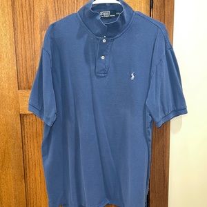 Slate blue polo shirt by Ralph Lauren. Size 2XL.